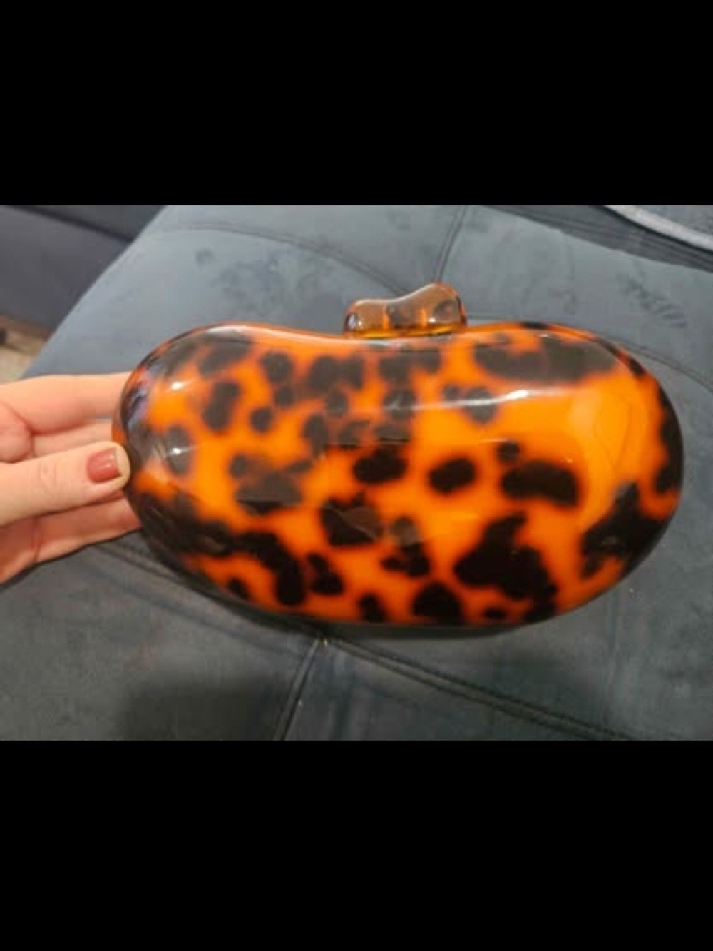 New Tortoiseshell Hard Shell Clutch